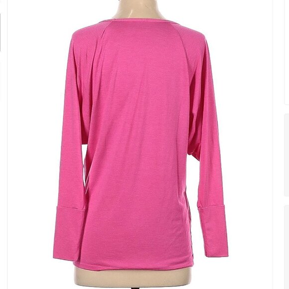 TRINA Turk Recreation Pink Long Sleeve Top Size S - Picture 2 of 3
